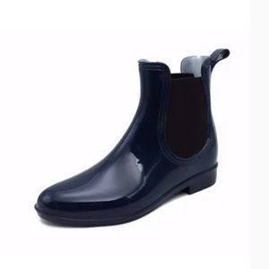 Mobesano Women's Ladies Shiny Short Ankle High Rain Winter Boots Booties.